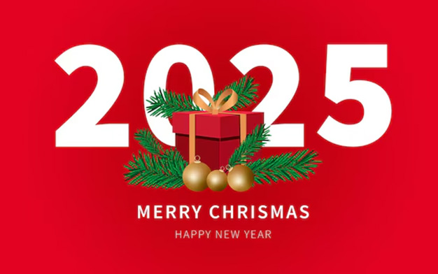 Auguri di Natale dal titanio di Bokang